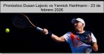 Pronóstico Dusan Lajovic vs Yannick Hanf