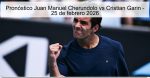 Pronóstico Juan Manuel Cherundolo vs Cri