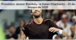 Pronóstico Jenson Brooksby vs Karen Khac