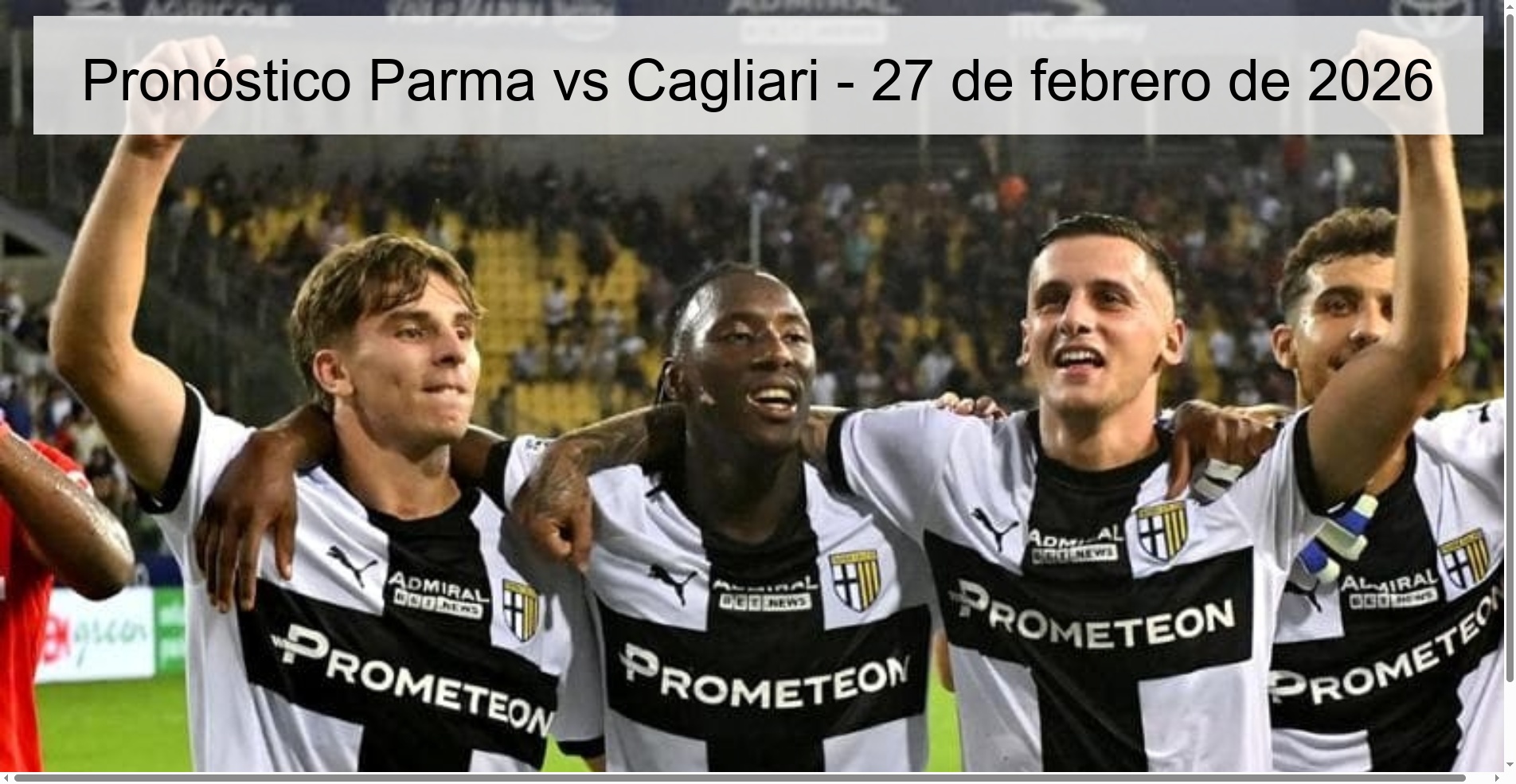 Pronóstico Parma vs Cagliari – 27 de febrero de 2026