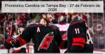 Pronóstico Carolina vs Tampa Bay –