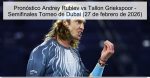 Pronóstico Andrey Rublev vs Tallon Griek