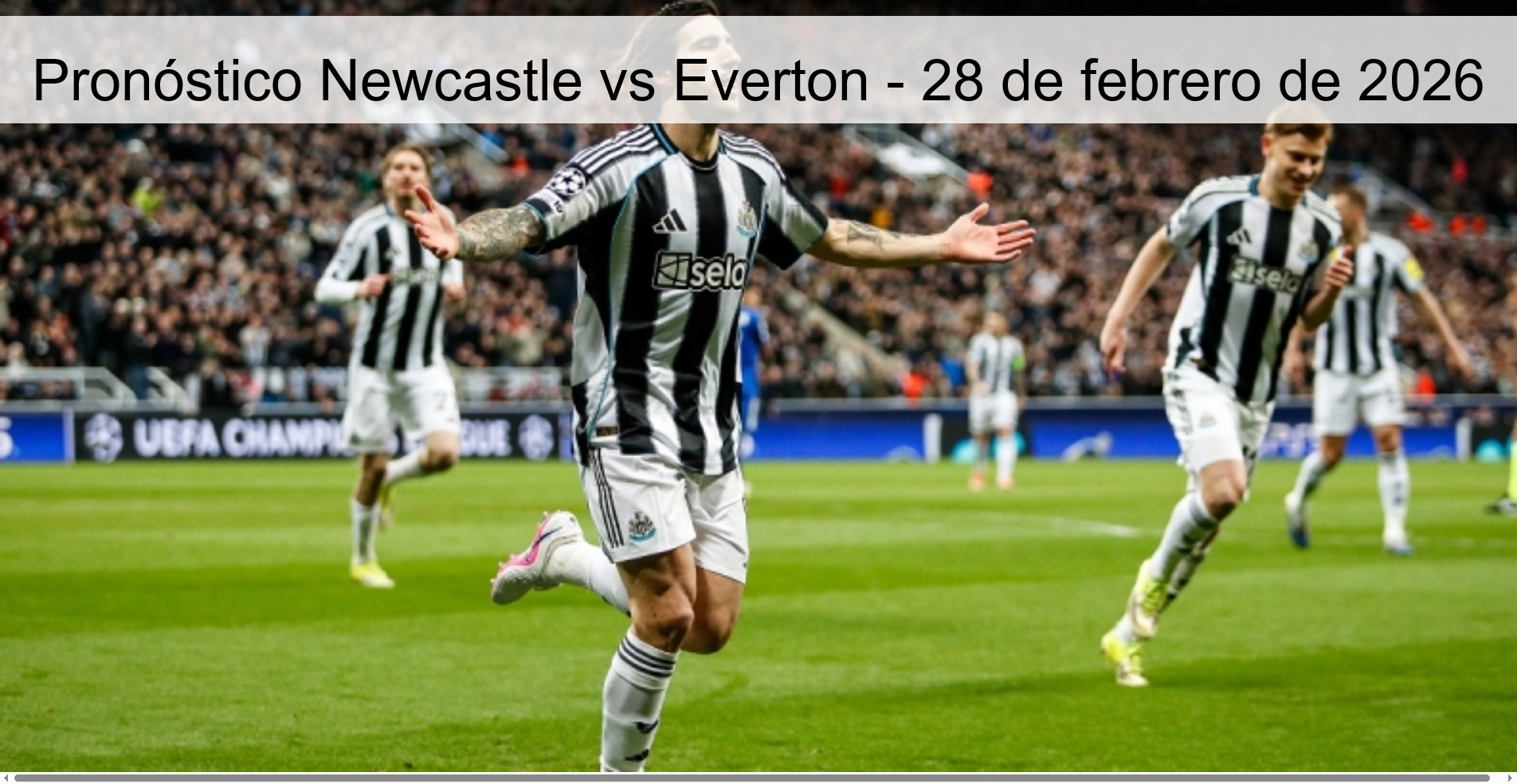 Pronóstico Newcastle vs Everton – 28 de febrero de 2026