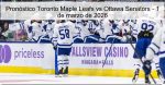 Pronóstico Toronto Maple Leafs vs Ottawa