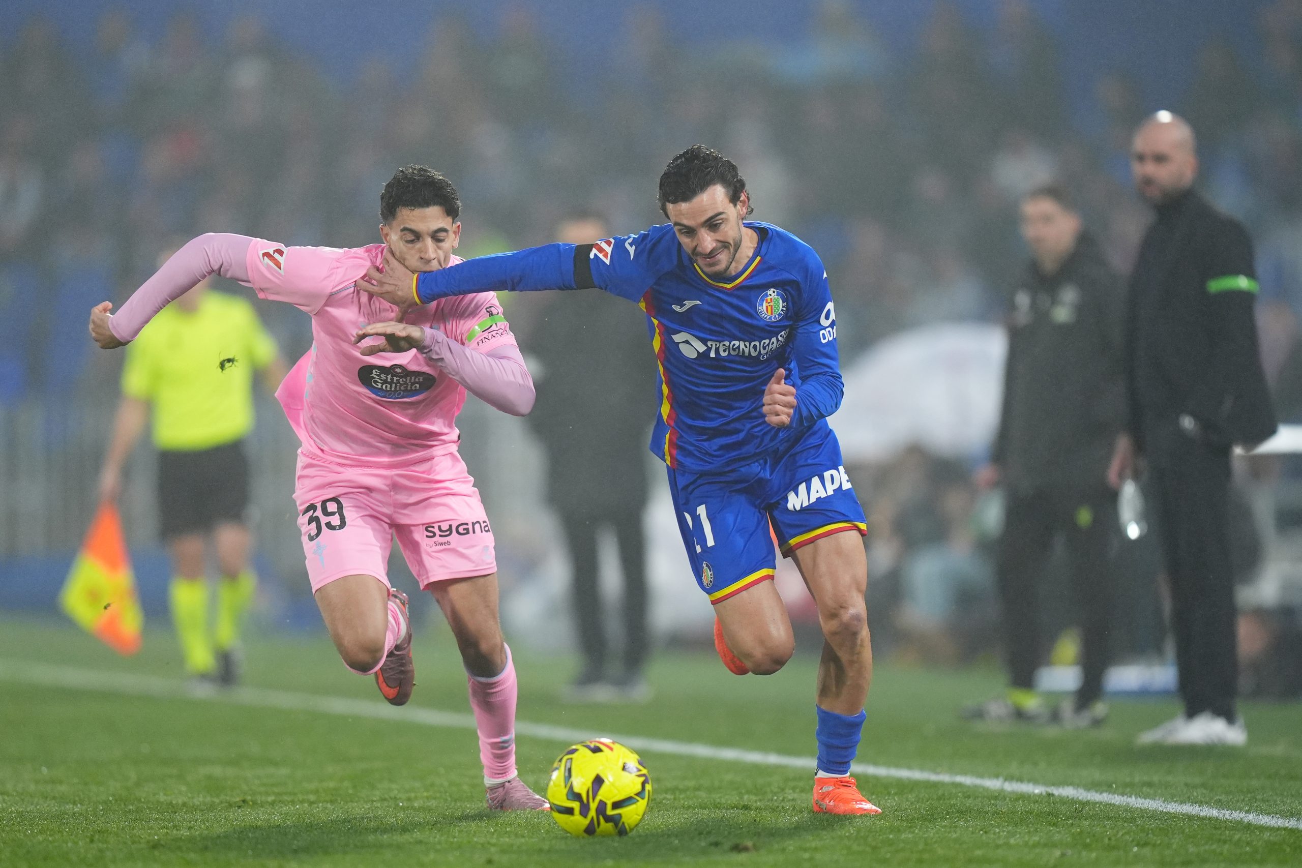 El Getafe y el Celta de Vigo empatan sin goles en un duelo marcado por la dureza y las reservas