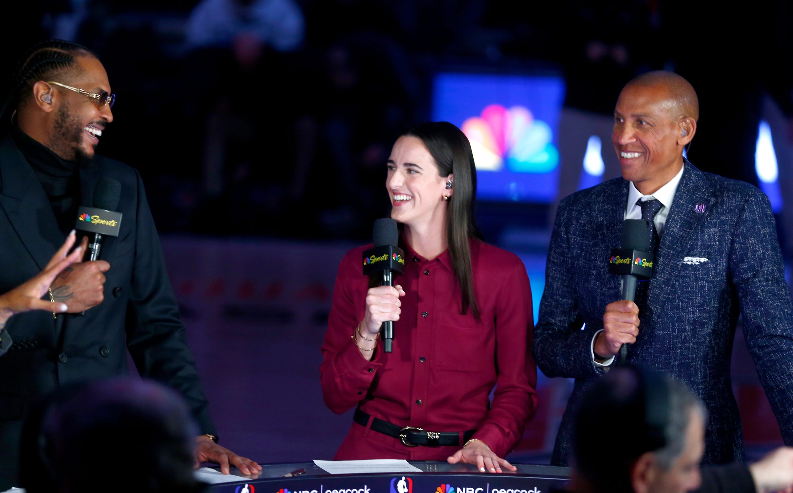 ¡Caitlin Clark debuta en la NBA como comentarista y roba el protagonismo!