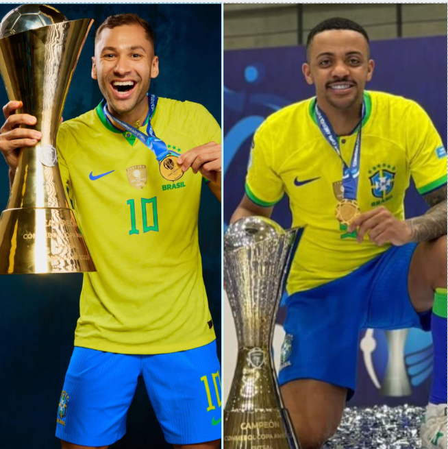 ¡Doble Corona para el Barça! Pito y Joao Victor Conquistan la Copa América de Futsal con Brasil