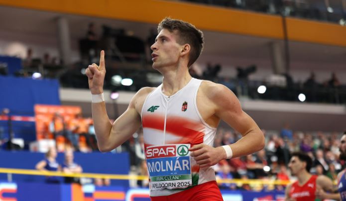 ¡Histórico en Ostrava! Molnar pulveriza el récord de Europa de 400m indoor, un registro que se resistía desde 1988