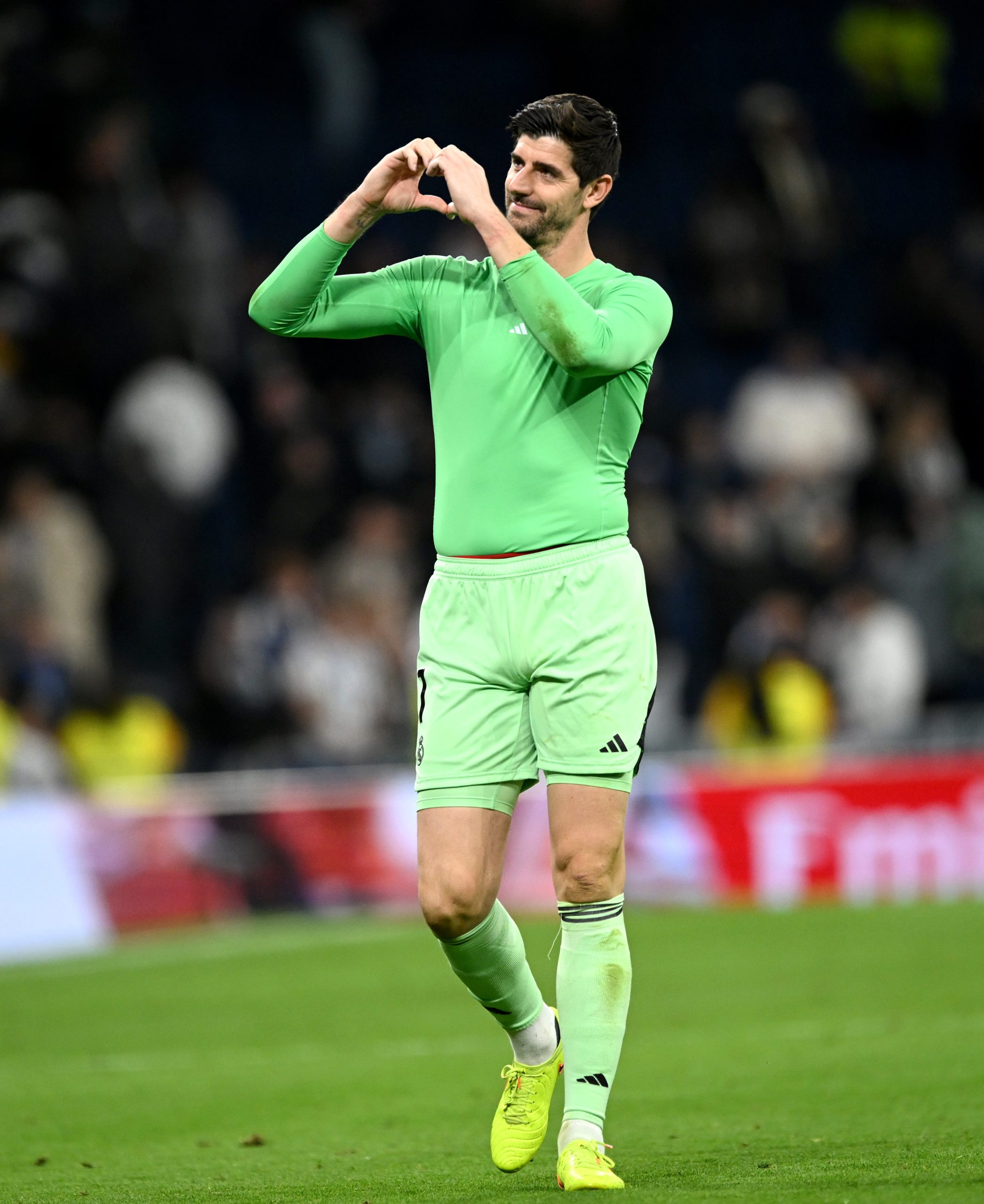 Courtois celebra la confianza del Real Madrid tras la contundente victoria ante la Real Sociedad