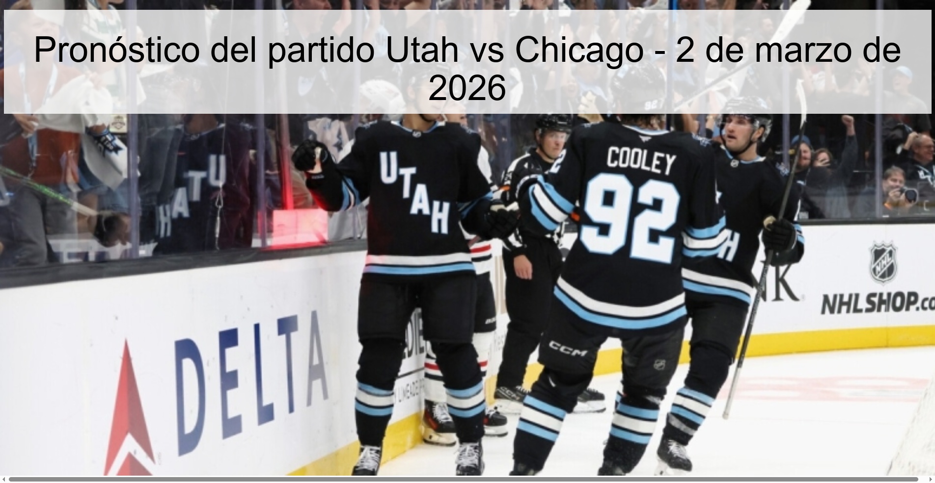 Pronóstico del partido Utah vs Chicago – 2 de marzo de 2026