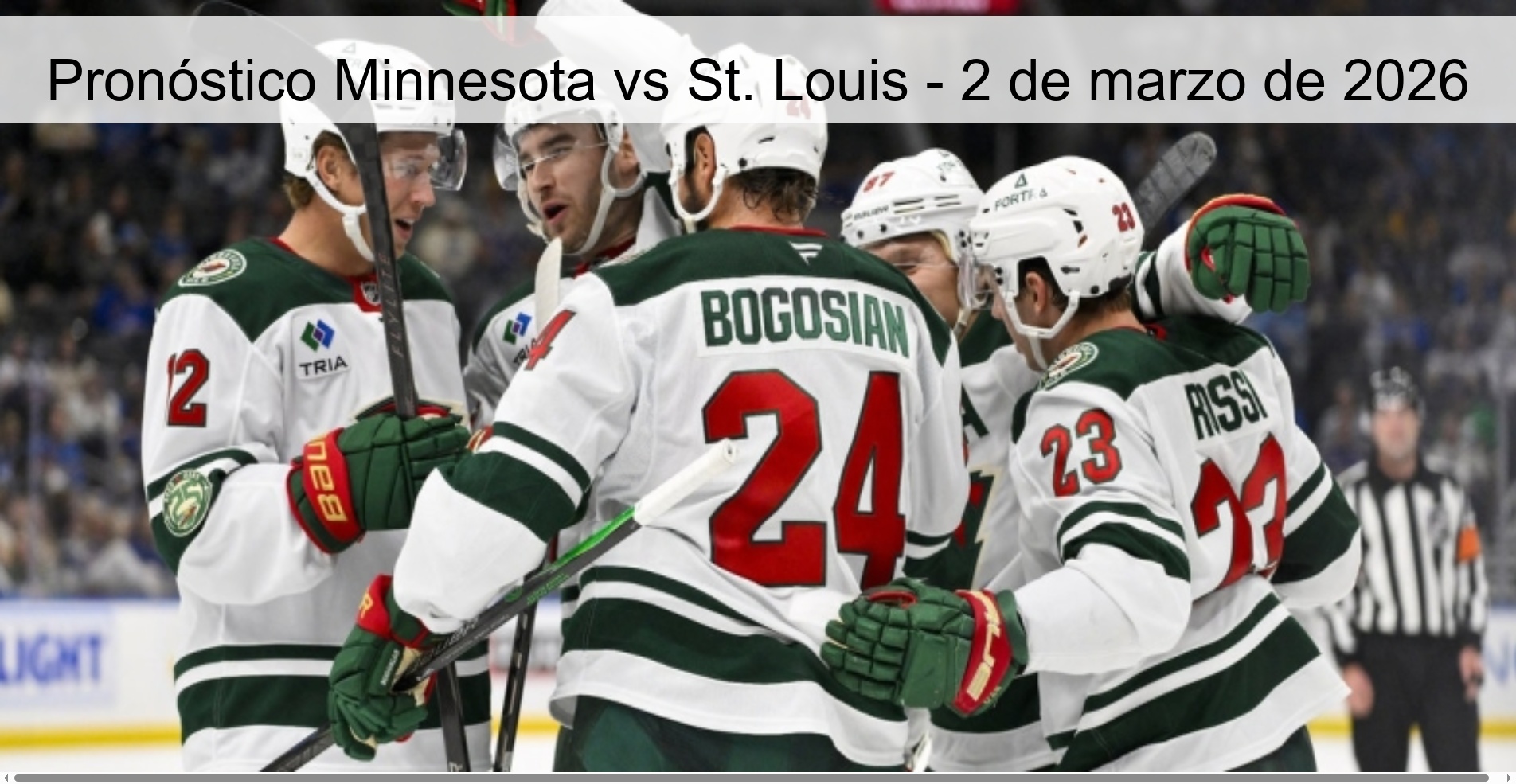 Pronóstico Minnesota vs St. Louis – 2 de marzo de 2026