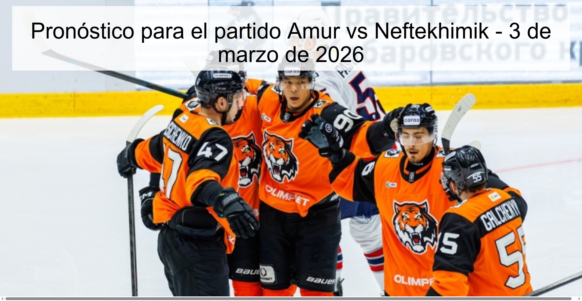 Pronóstico para el partido Amur vs Neftekhimik – 3 de marzo de 2026