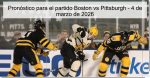 Pronóstico para el partido Boston vs Pit