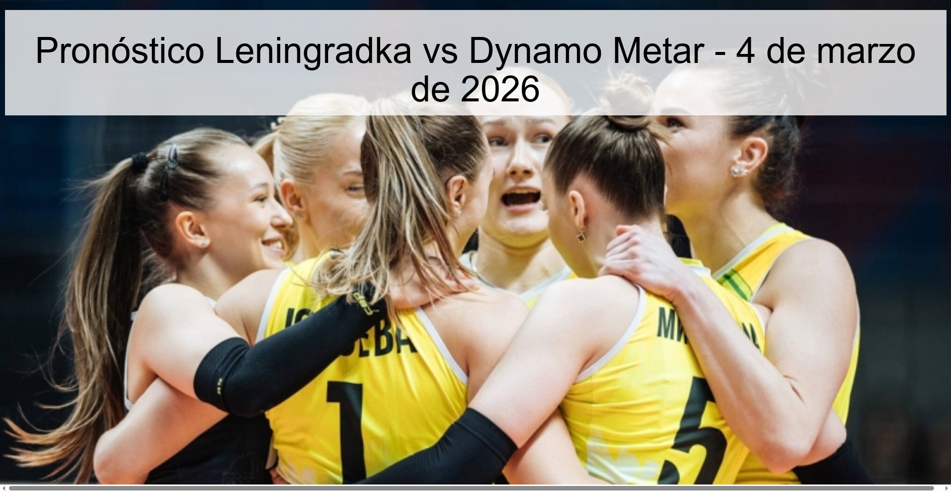 Pronóstico Leningradka vs Dynamo Metar – 4 de marzo de 2026