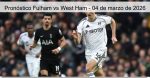 Pronóstico Fulham vs West Ham – 04