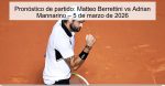 Pronóstico de partido: Matteo Berrettini
