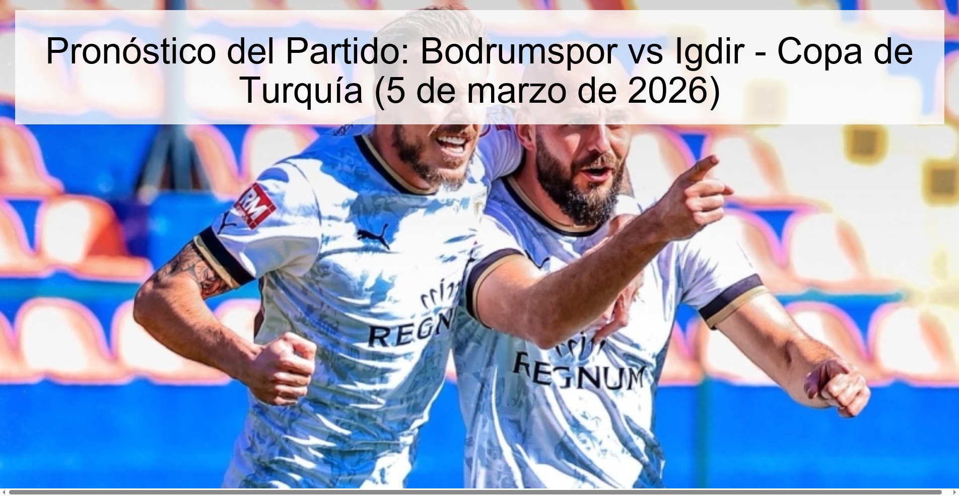Pronóstico del Partido: Bodrumspor vs Igdir – Copa de Turquía (5 de marzo de 2026)