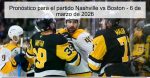 Pronóstico para el partido Nashville vs 