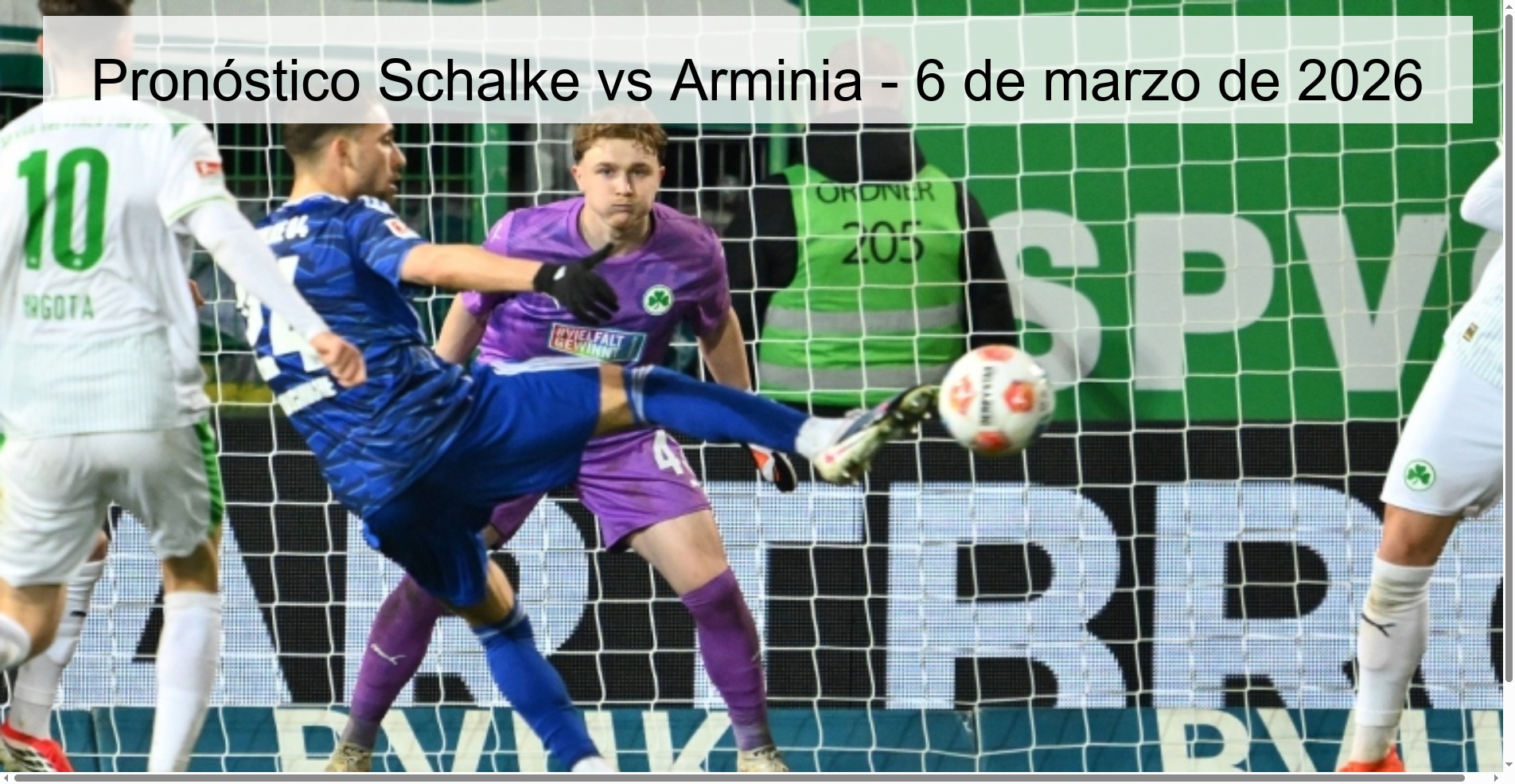 Pronóstico Schalke vs Arminia – 6 de marzo de 2026