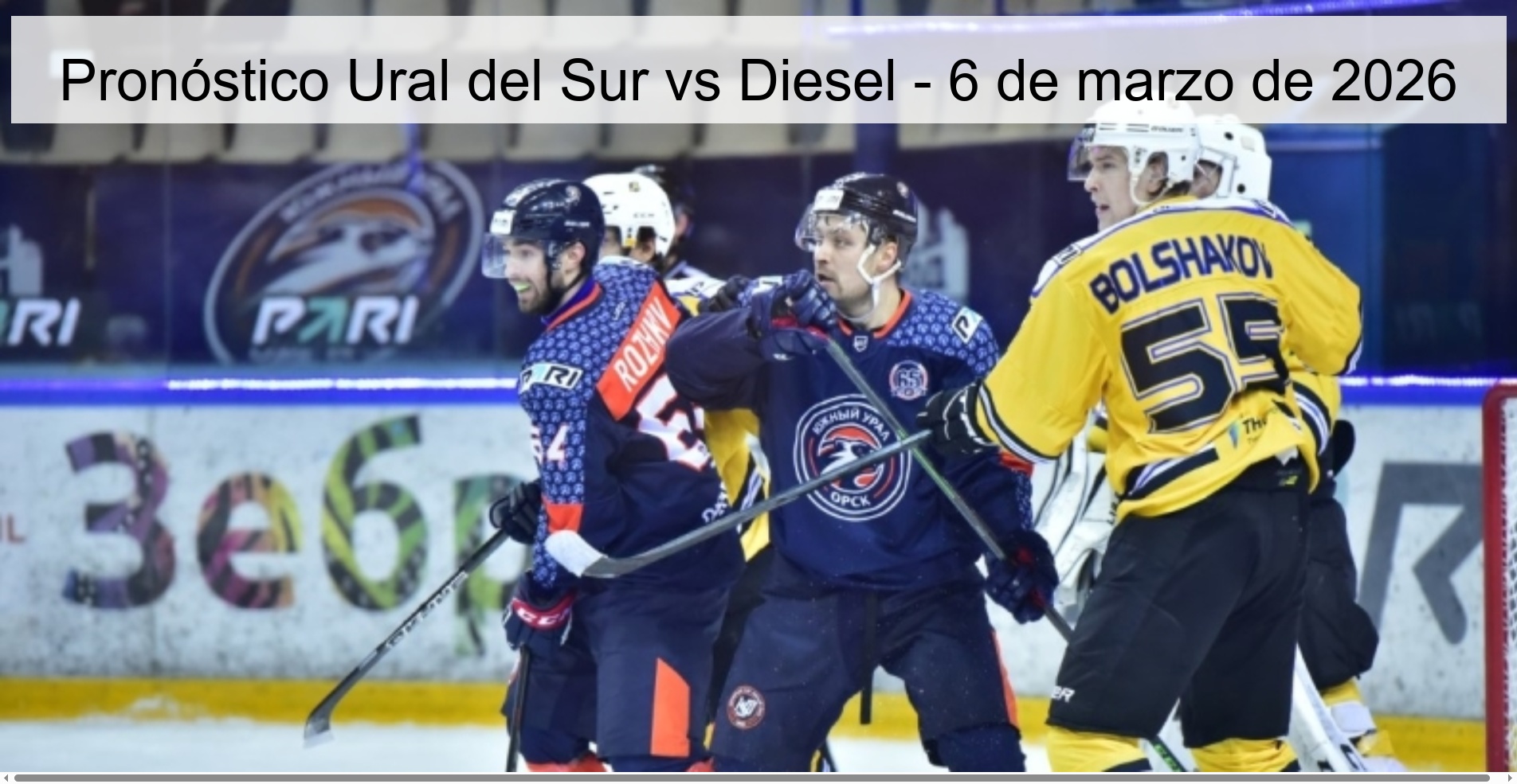 Pronóstico Ural del Sur vs Diesel – 6 de marzo de 2026