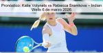Pronóstico: Katie Volynets vs Rebecca Sr