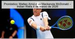Pronóstico: Matteo Arnaldi vs Mackenzie 
