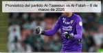 Pronóstico del partido Al-Taawoun vs Al-