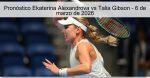 Pronóstico Ekaterina Alexandrova vs Tali