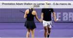 Pronóstico Adam Walton vs Lerner Tien &#