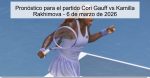Pronóstico para el partido Cori Gauff vs