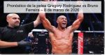 Pronóstico de la pelea Gregory Rodríguez
