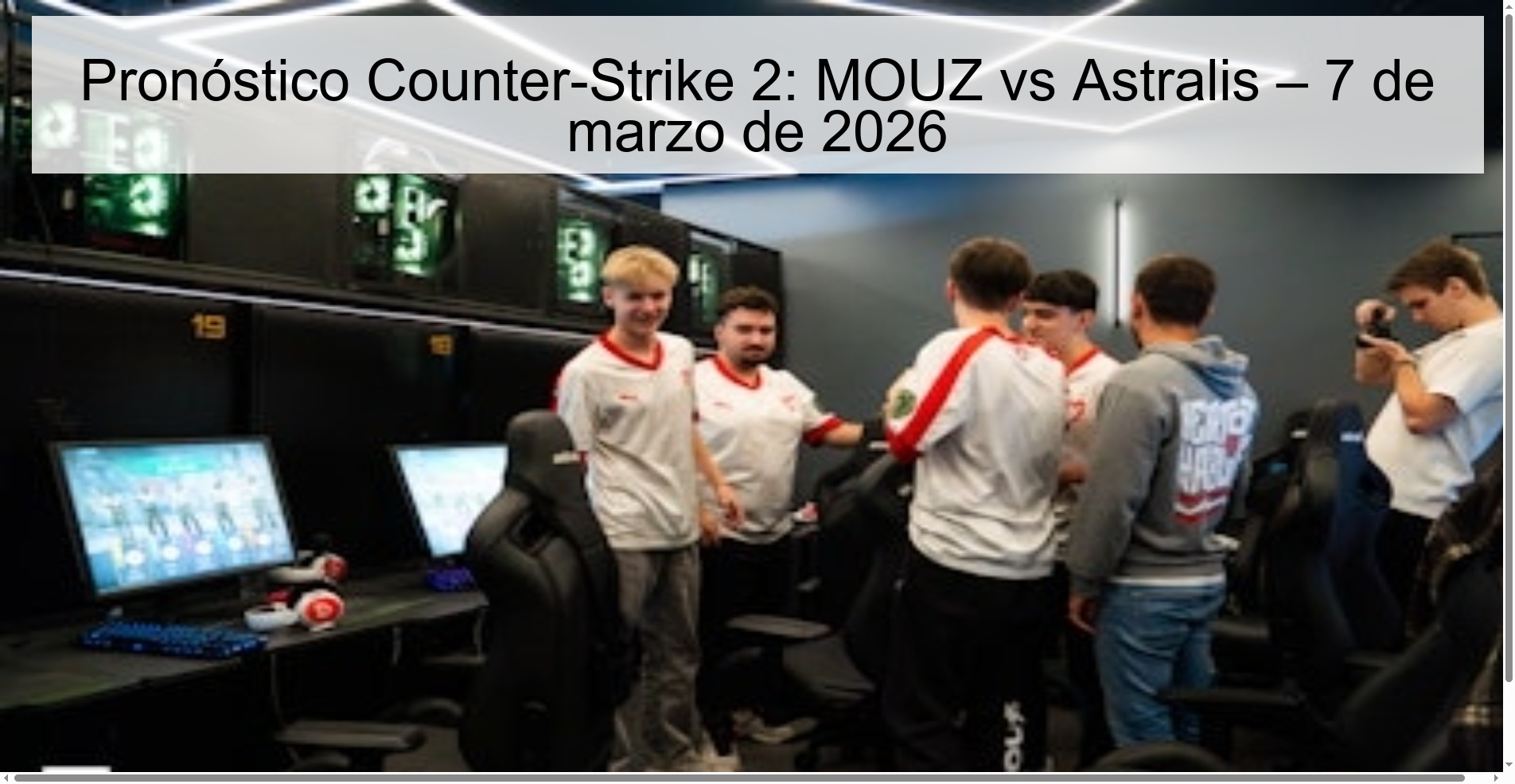 Pronóstico Counter-Strike 2: MOUZ vs Astralis – 7 de marzo de 2026