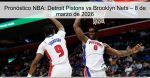 Pronóstico NBA: Detroit Pistons vs Brook