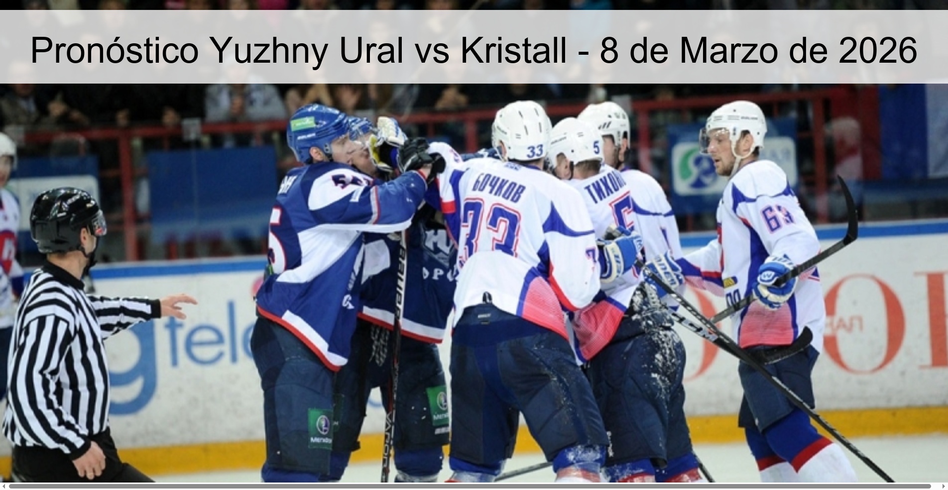 Pronóstico Yuzhny Ural vs Kristall – 8 de Marzo de 2026