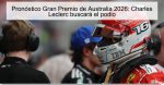 Pronóstico Gran Premio de Australia 2026