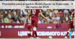 Pronóstico para el partido Rubin Kazán v