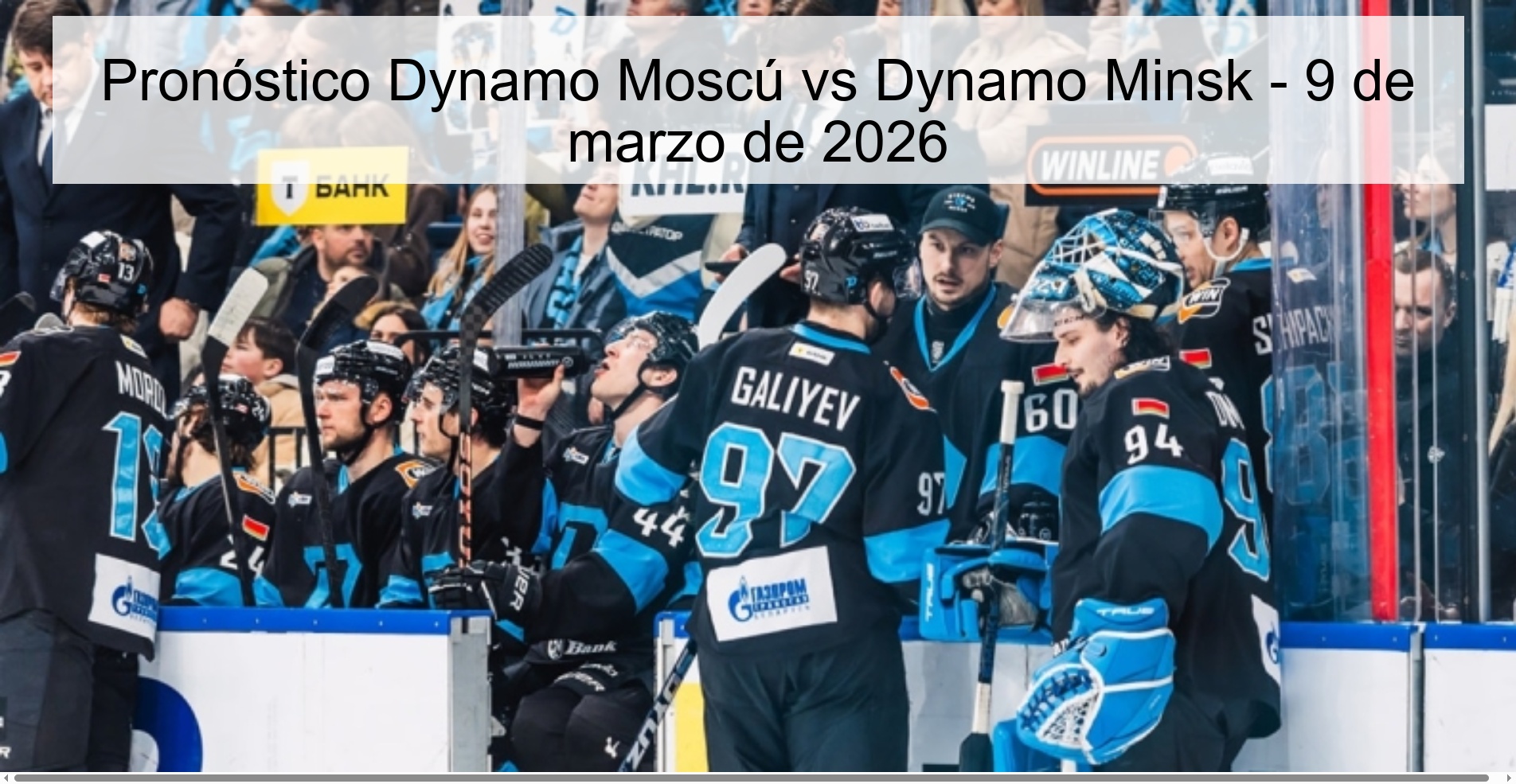 Pronóstico Dynamo Moscú vs Dynamo Minsk - 9 de marzo de 2026