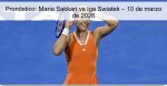 Pronóstico: Maria Sakkari vs Iga Swiatek