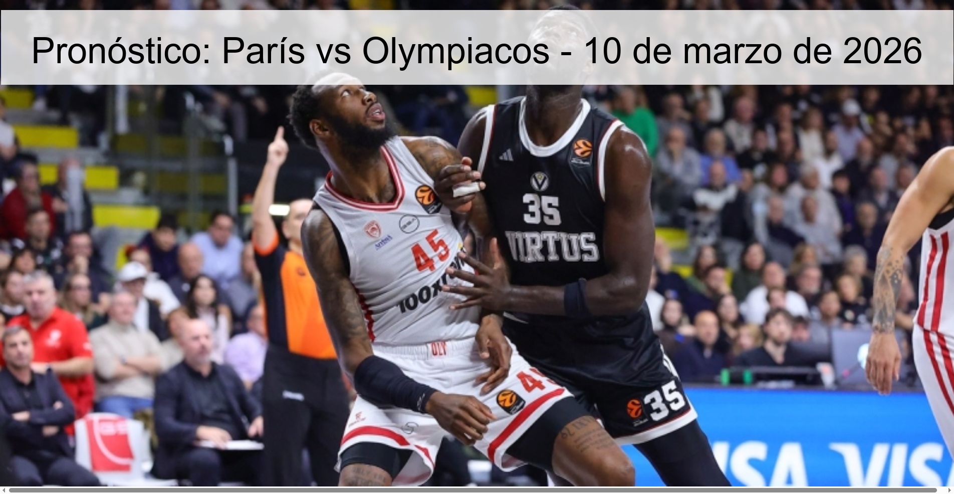 Pronóstico: París vs Olympiacos – 10 de marzo de 2026