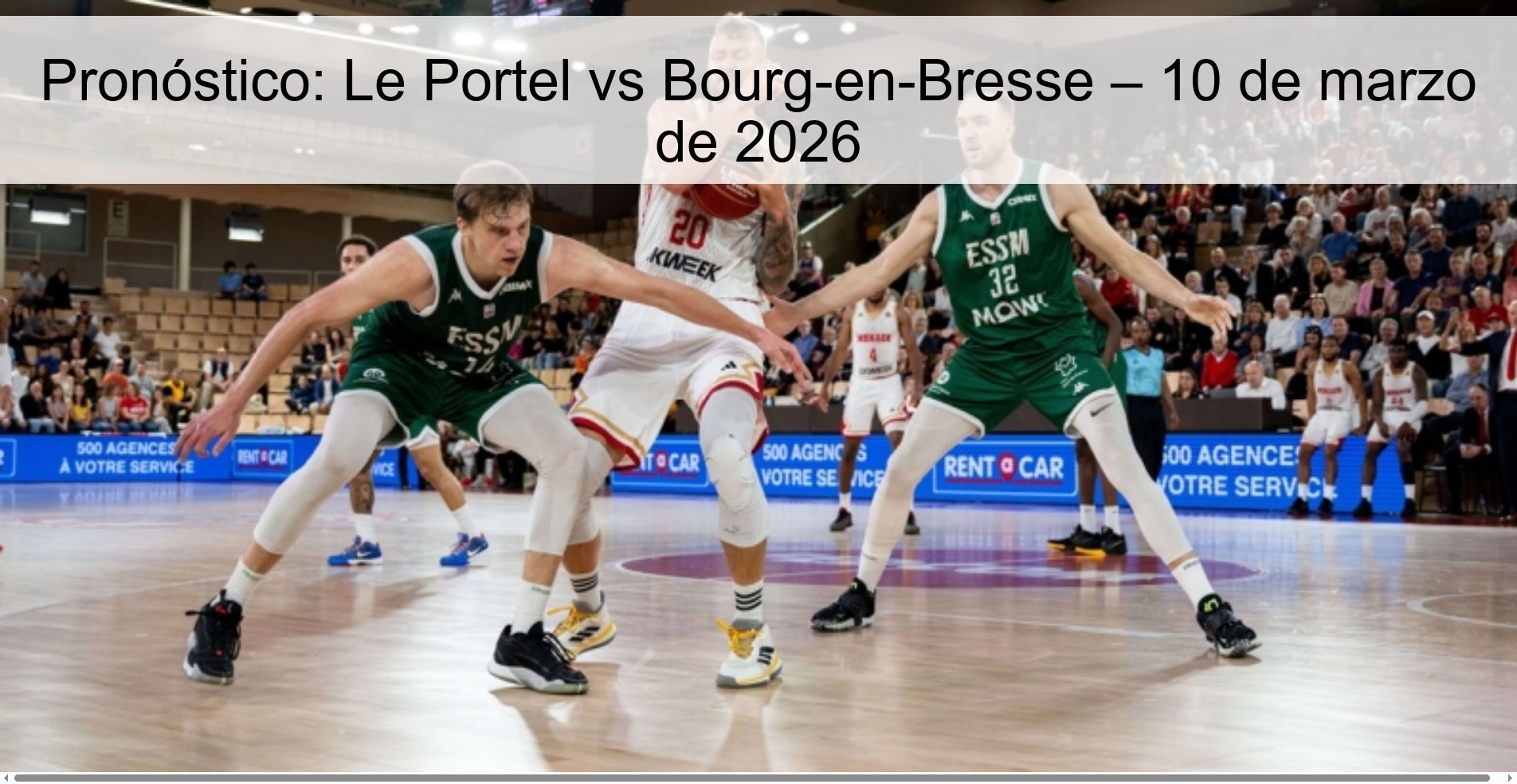 Pronóstico: Le Portel vs Bourg-en-Bresse – 10 de marzo de 2026