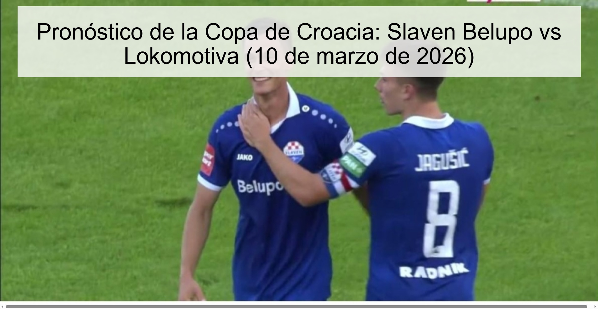 Pronóstico de la Copa de Croacia: Slaven Belupo vs Lokomotiva (10 de marzo de 2026)