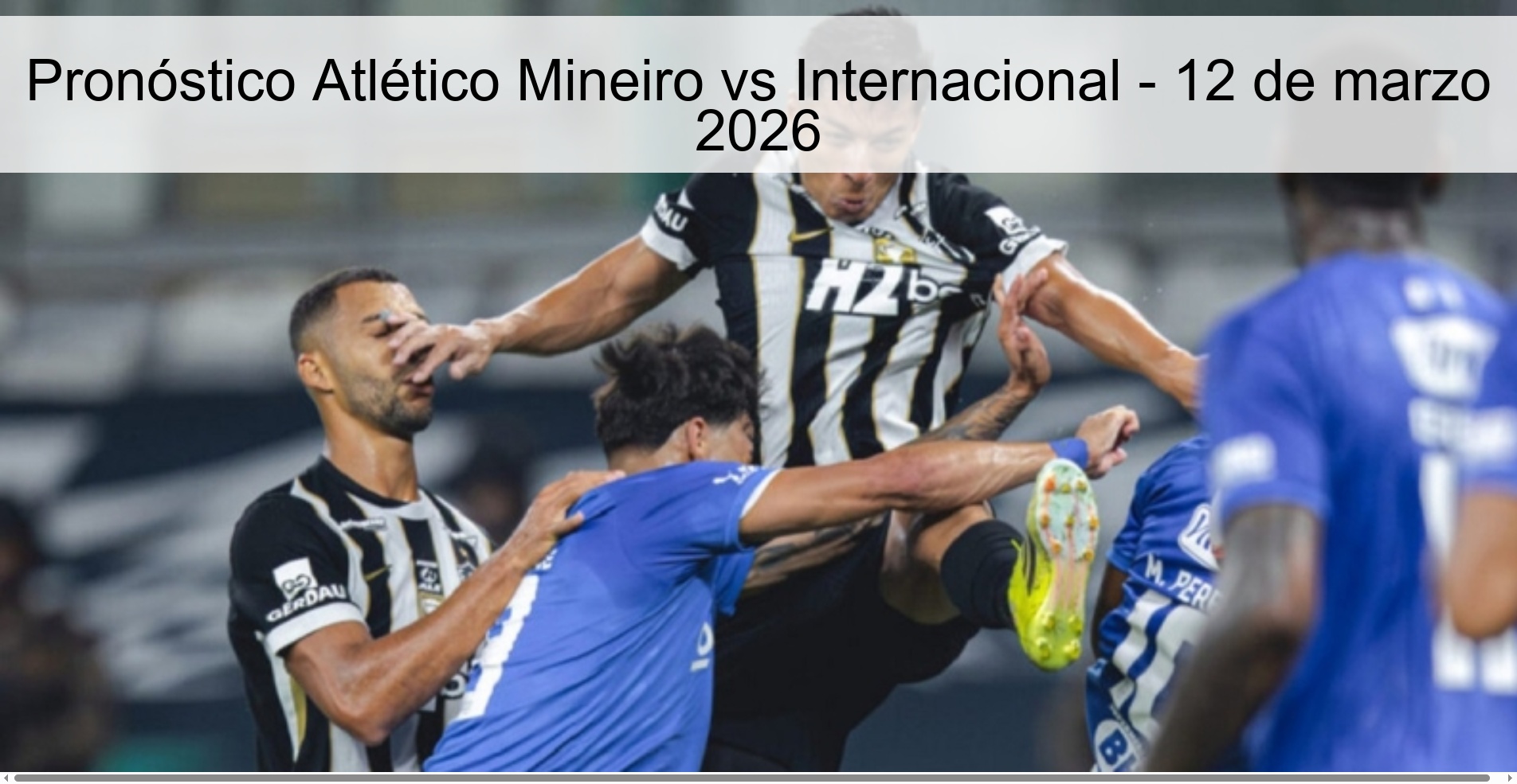 Pronóstico Atlético Mineiro vs Internacional – 12 de marzo 2026
