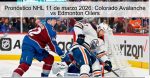 Pronóstico NHL 11 de marzo 2026: Colorad