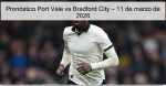 Pronóstico Port Vale vs Bradford City – 