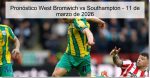 Pronóstico West Bromwich vs Southampton 