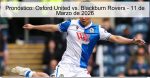 Pronóstico: Oxford United vs. Blackburn 