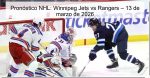 Pronóstico NHL: Winnipeg Jets vs Rangers