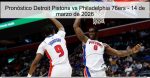 Pronóstico Detroit Pistons vs Philadelph