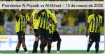 Pronóstico Al-Riyadh vs Al-Ittihad – 13 