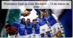 Pronóstico Gent vs Zulte Waregem – 13 de